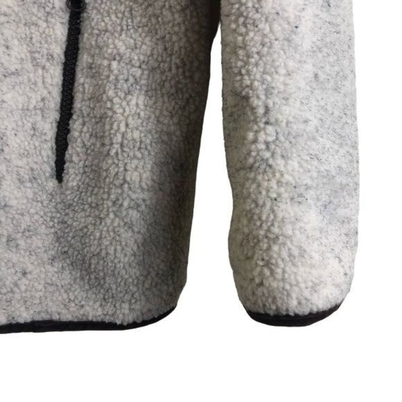 OUTBROOK Teddy Cream Silk Blend Reversible Fall Jacket Size Medium - Picture 5 of 10